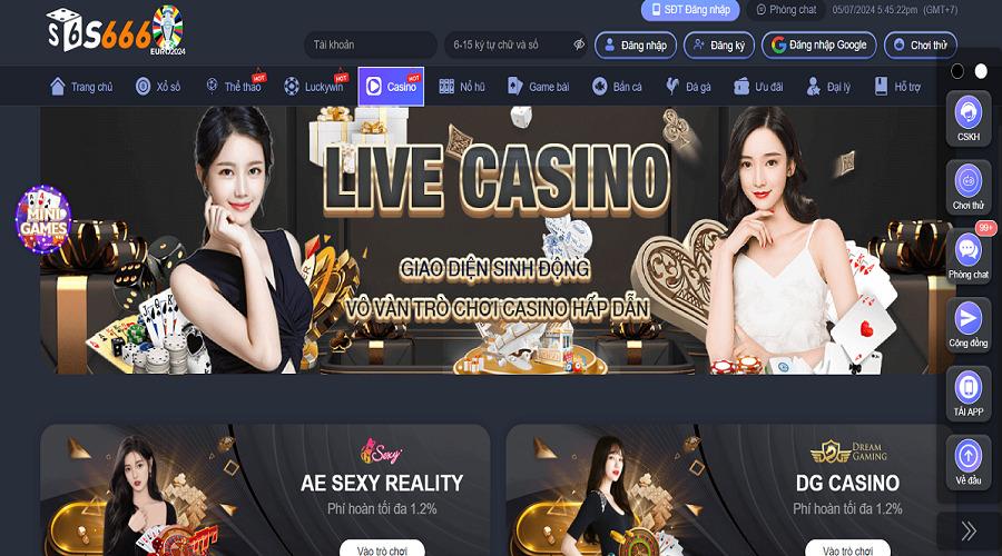 Casino online S666 sở hữu những ưu điểm vượt trội